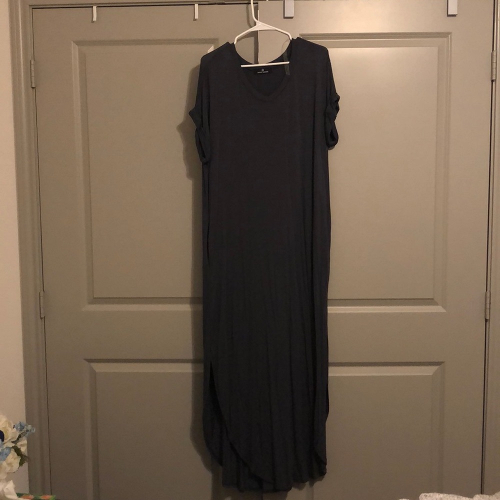 NWOT Gray Maxi Dress